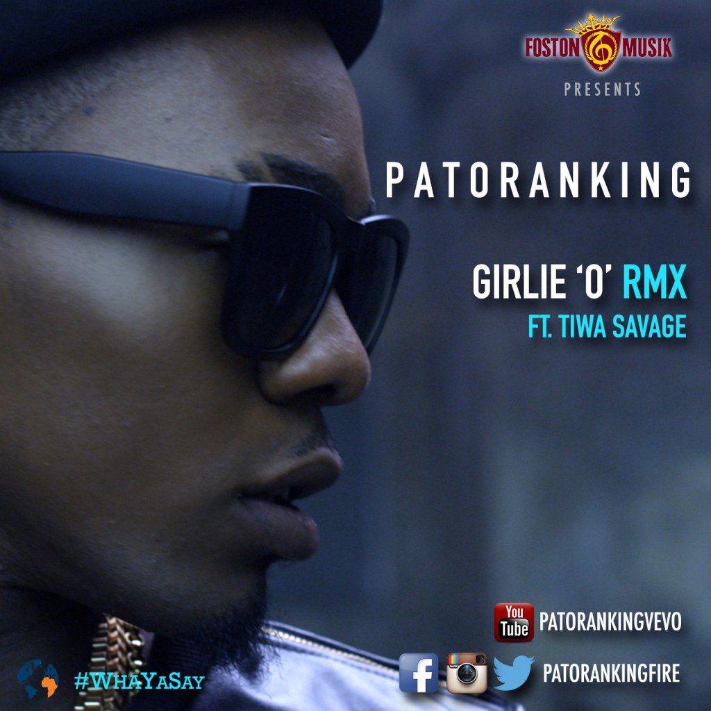 Patoranking - Girlie 'O' Remix (ft. Tiwa Savage)-ART-tooXclusive.com