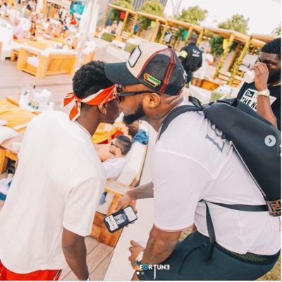 Davido Spotted Partying With Man U Star, Paul Pogba In Dubai (Photos)