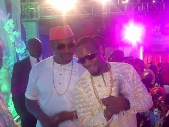 Don Jazzy Dbanj pictured at Cool FMs Dotun and Taiwo Oyebanjo Ojuolape wedding