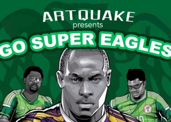 Artquake Go Super Eagles ART tooXclusive.com 1