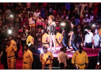 Yemi Alade Performing In Cameroon