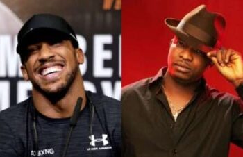 Anthony Joshua films himself singing Paul Plays Moshorire song