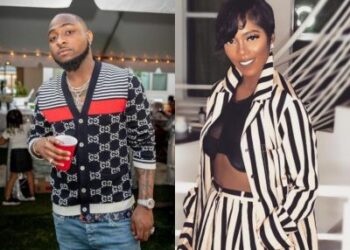 Davido and Tiwa Savage BET Awards 2018 400x300