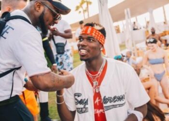 Davido and Pogba in Dubai e1542406843283