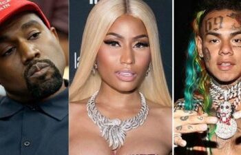 Kanye West Nicki Minaj Tekashi 6ix9ine Getty AP