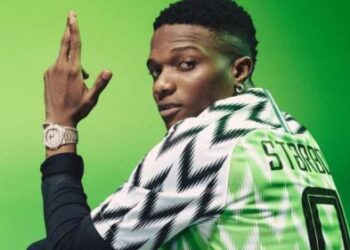 Wizkid Rocking The Super Eagles World Cup Jersey