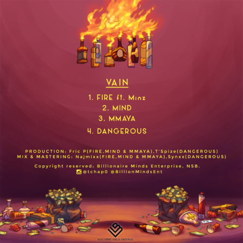 Tchap0 – “Vain (EP)” + “Fire” ft. Fireboy 2