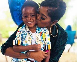 Tiwa Savage and son