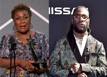 Burna Boy and his Mother