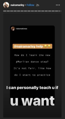 I Can Personally Teach You, Naira Marley Offers To Teach Toke Makinwa The Tesumole Dance 1