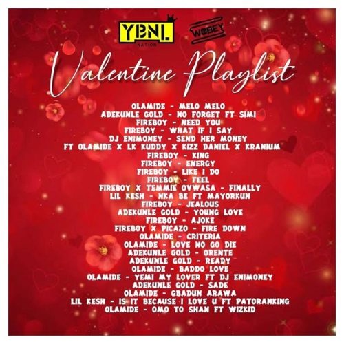 DJ Enimoney – Valentine’s Playlist (Mix)