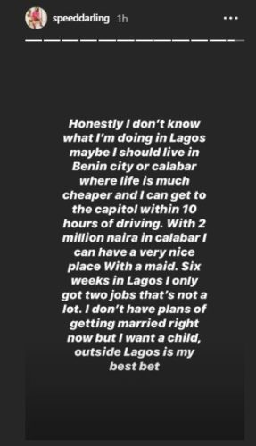 “6 Weeks In Lagos Made Me Broke” -Speed Darlington Laments Over High Cost Of Living In Nigeria 2