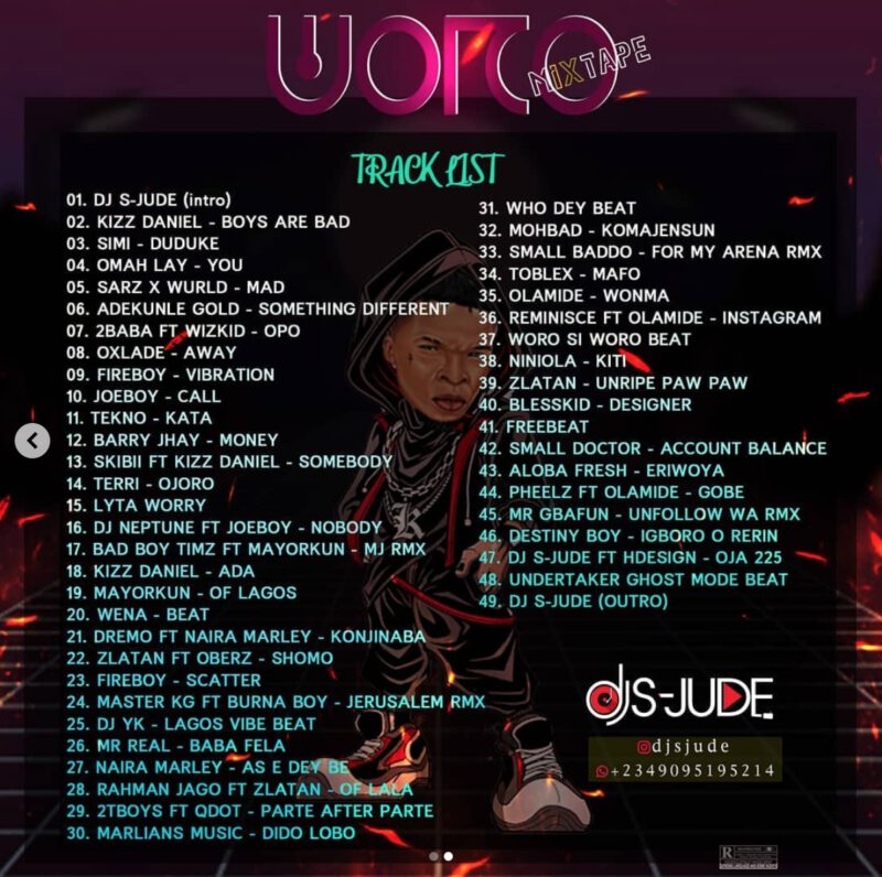 DJ S-Jude - Woro Mixtape 2 width=735