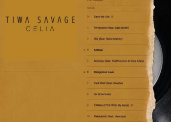 Tiwa Savage Celia Album Track