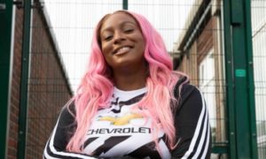 Cuppy Stars in Manchester United's New Kit Reveal