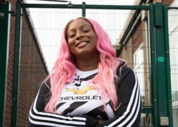 Cuppy Stars in Manchester United's New Kit Reveal