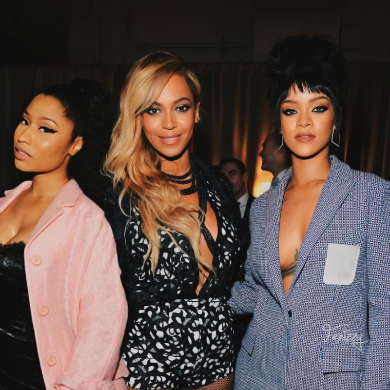 nicki minaj and rihanna and beyonce