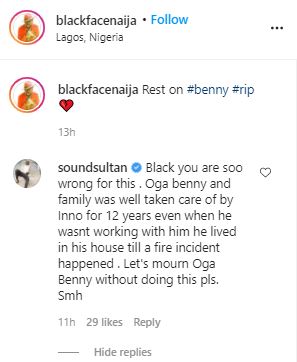 Sound Sultan Reacts As Blackface Blasts 2baba For Hiding The Death Of His Former Driver 1