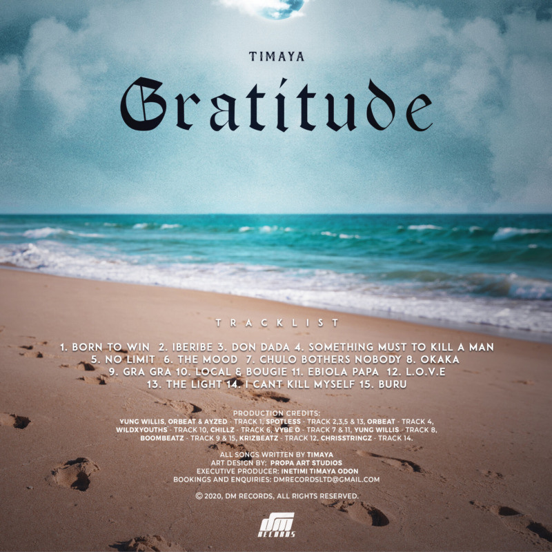 Timaya Gratitude Tracklist