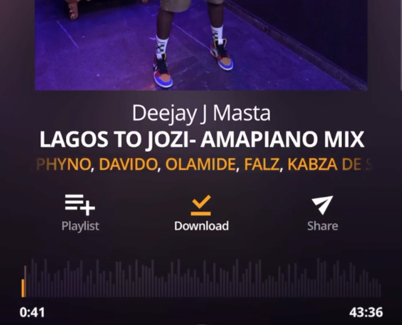Deejay J Masta Amapiano Mix (Lagos To Jozi)