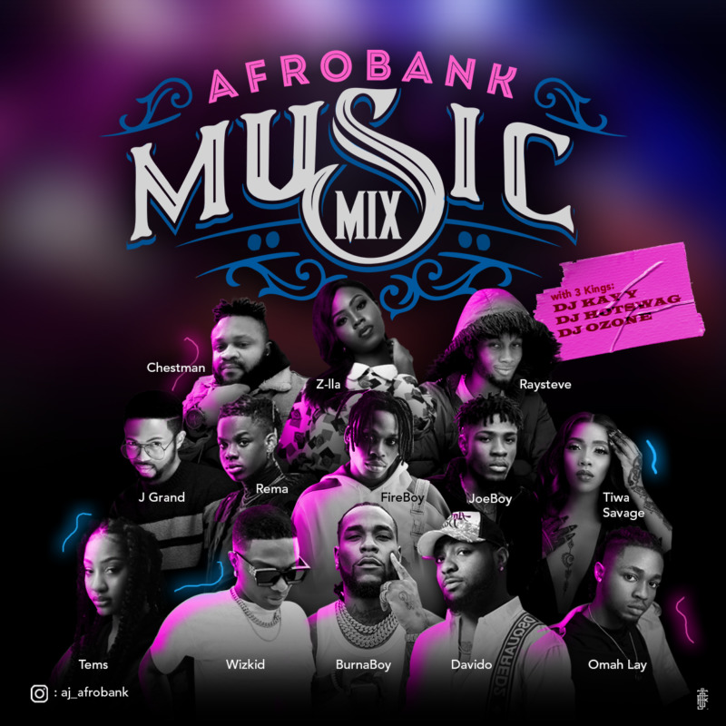 “Afrobank 2021 New Year Mix” Hosted by DJ Kay Y, DJ Hotswag, DJ Ozone