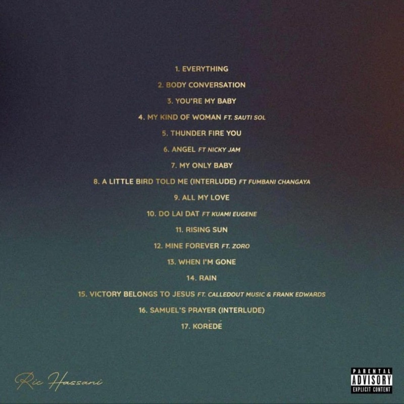 Ric Hassani The Prince I Became Album Tracklist