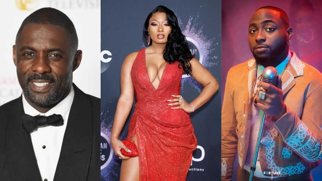 Davido Megan Thee Stallion Idris Elba