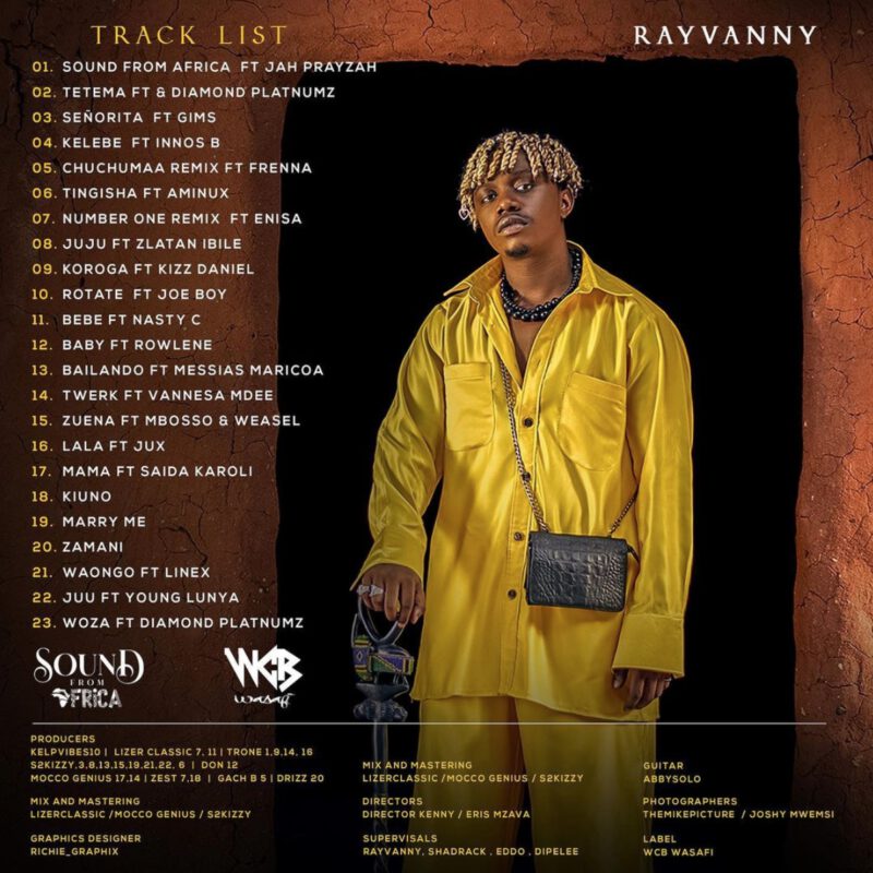 Album Rayvanny - Sound From Africa ft. Innoss B... 2 width=800