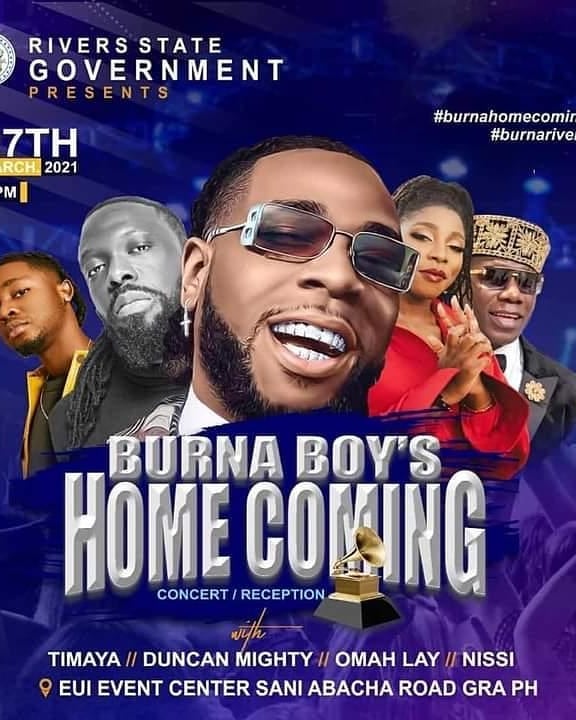 Burna Boy's Homecoming Rivers State