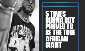 Burna Boy African Giant
