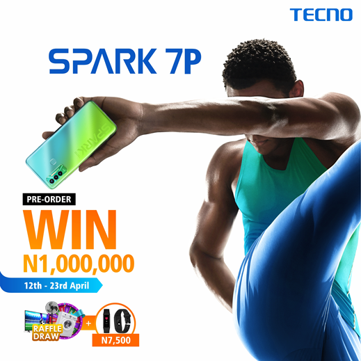 TECNO’S SPARK 7 IS HERE WITH AN UNBEATABLE PRE-ORDER GAME!