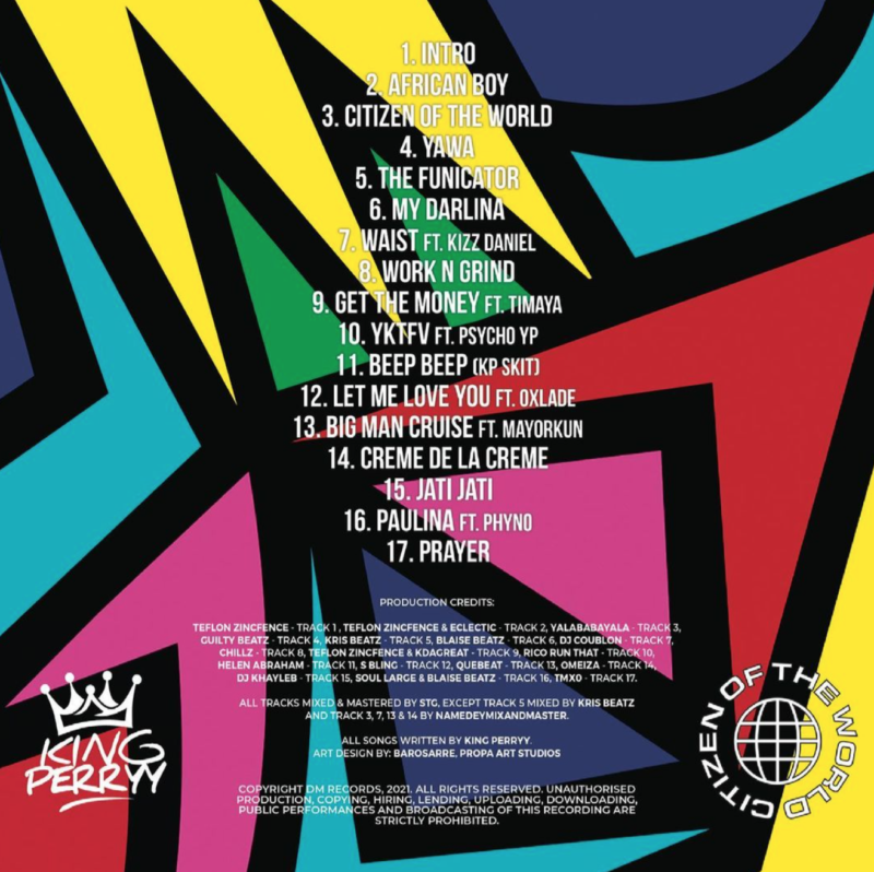 [Album] King Perryy – “Citizen Of The World” ft. Timaya, Phyno… 1