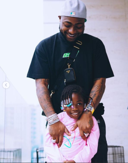 Davido Surprises His Daughter, Imade With A Dior Saddle Bag Worth Over #1.7 Million