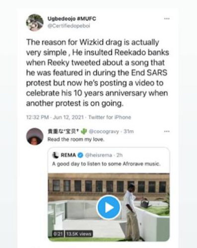 Wizkid Celebrates 10 Years Of His Debut Album, “Superstar” Amidst The June 12 Protest. #Arewapublisize Wizkid Celebrates 10 Years Of His Debut Album, “Superstar” Amidst The June 12 Protest. #Arewapublisize
