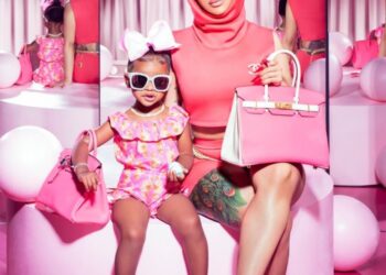 Cardi B Daughter Kulture Rock Matching Birkin Bags Promo