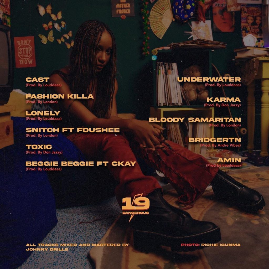 [Album] Ayra Starr – “19 & Dangerous” Album ft. Fousheé 1