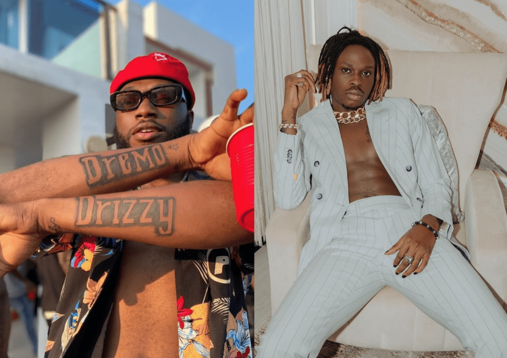 Dremo And Fireboy Shows Off Their New Tattoos