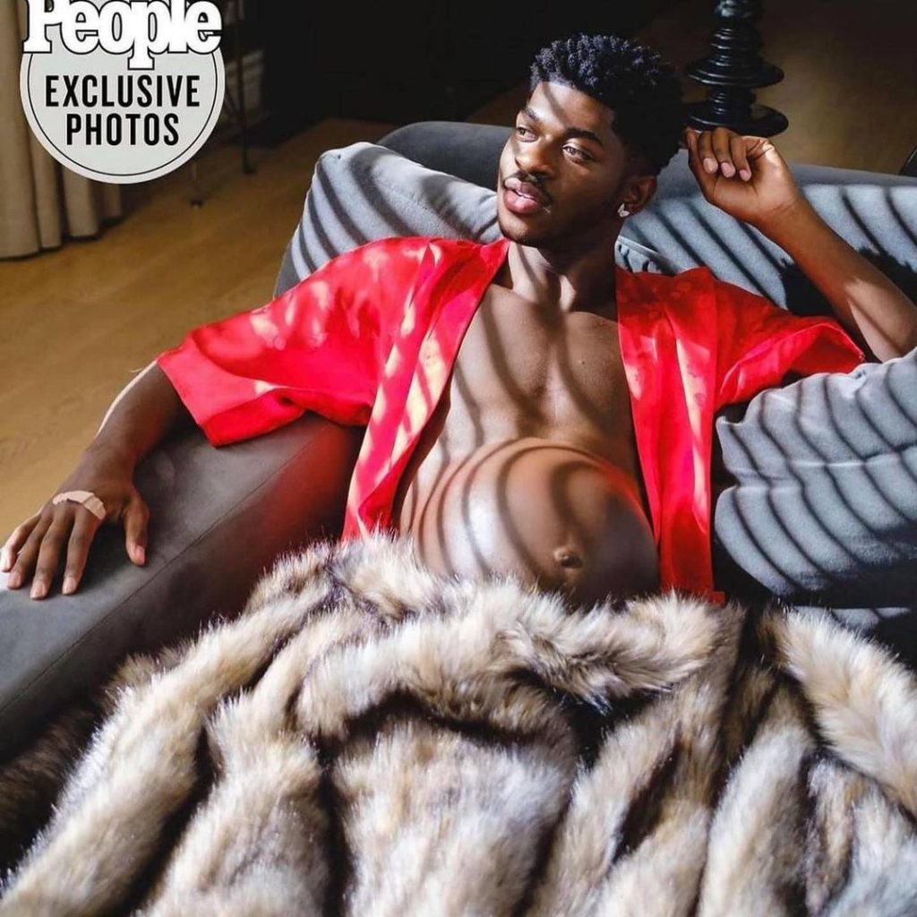 Lil Nas X Announces New Album With Baby
Bump Photos