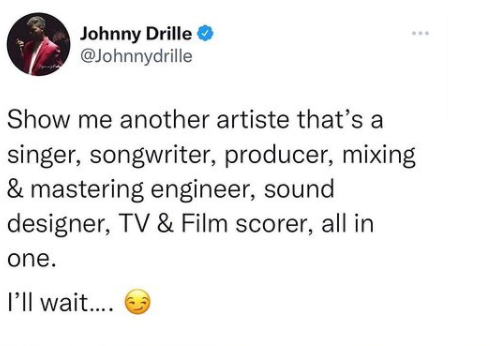 Johnny Drille Brags About His Talents, Asks Netizens To Show Him A More ‘Talented Artiste’ 1