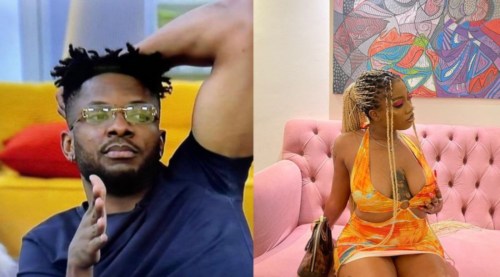 BBNaija: Angel Treats Cross To Breakfast After Giving Him Cold-Shoulder For Days 1