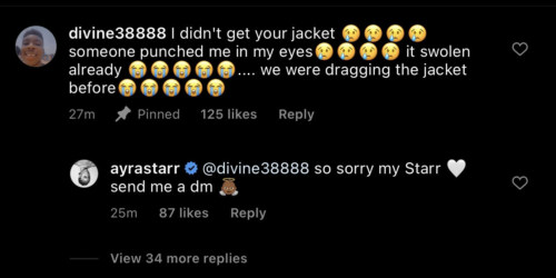 Ayra Starr Apologizes To A Fan Who Almost Lost His Sight At Her Show 1