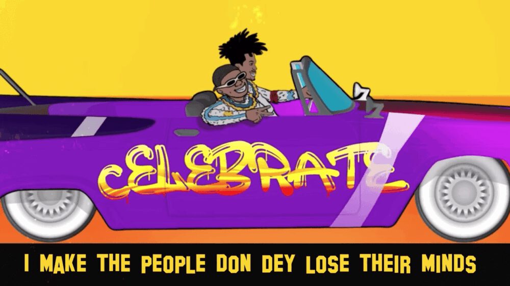 Lyric video Kwesi Arthur x Teni - Celebrate LYRICS 1 Kwesi
