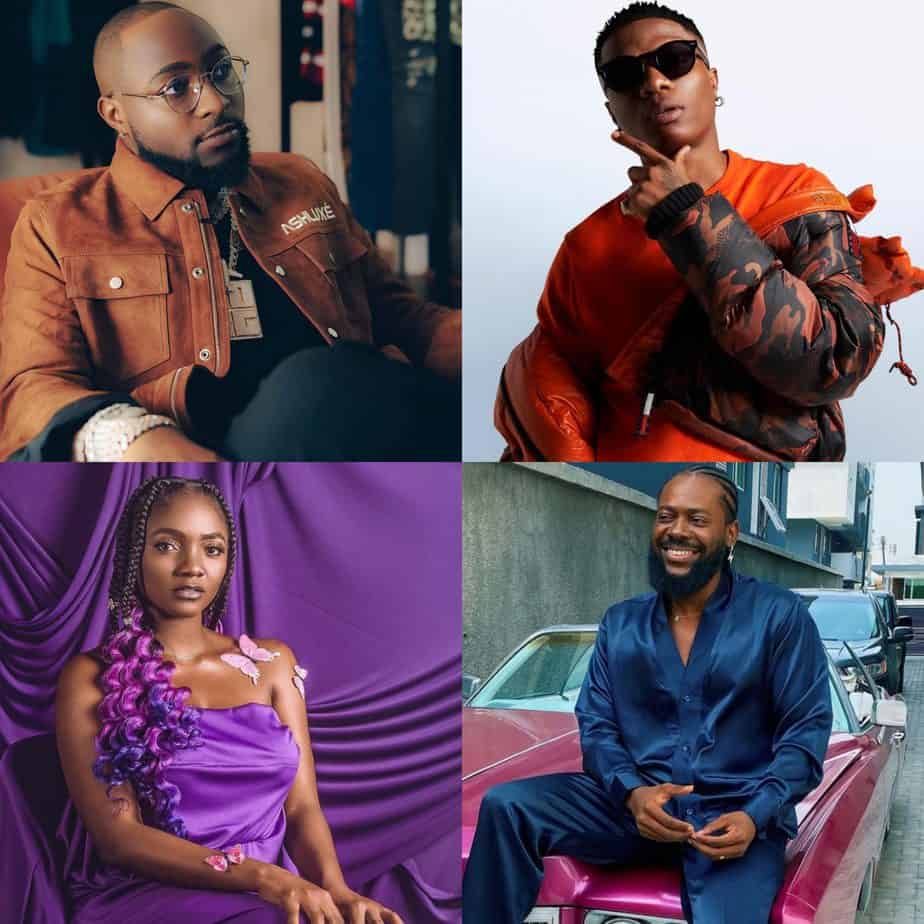 Adekunle Gold, Simi, Wizkid, Davido Win At The 2021 Afrimma