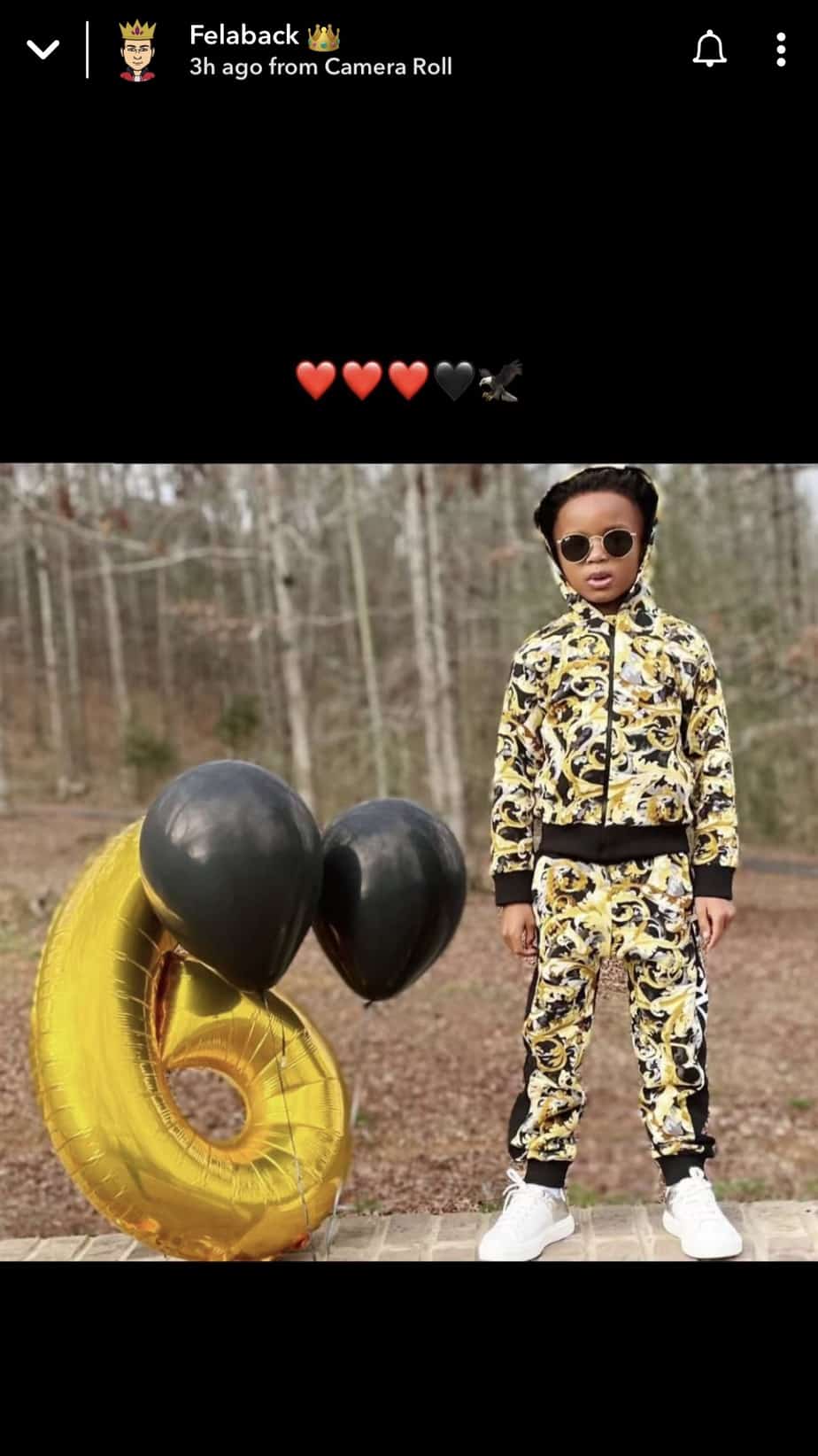 Wizkid Surprisingly Celebrates His Second Son’s Birthday 3