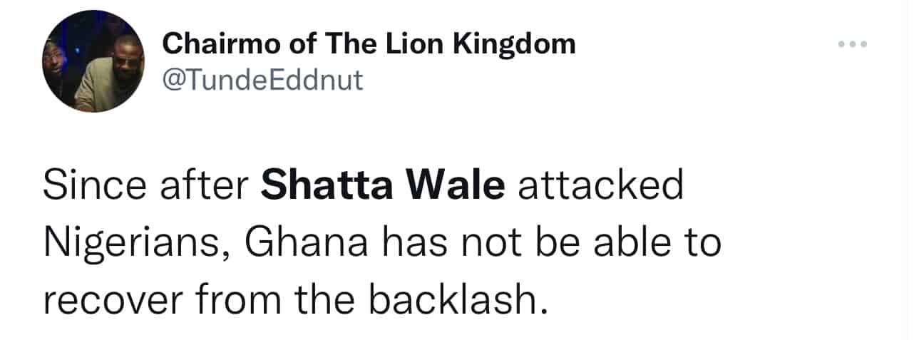 Nigerians Blame Shatta Wale For Ghana’s Poor Performance and Defeat At The AFCON 2021 6