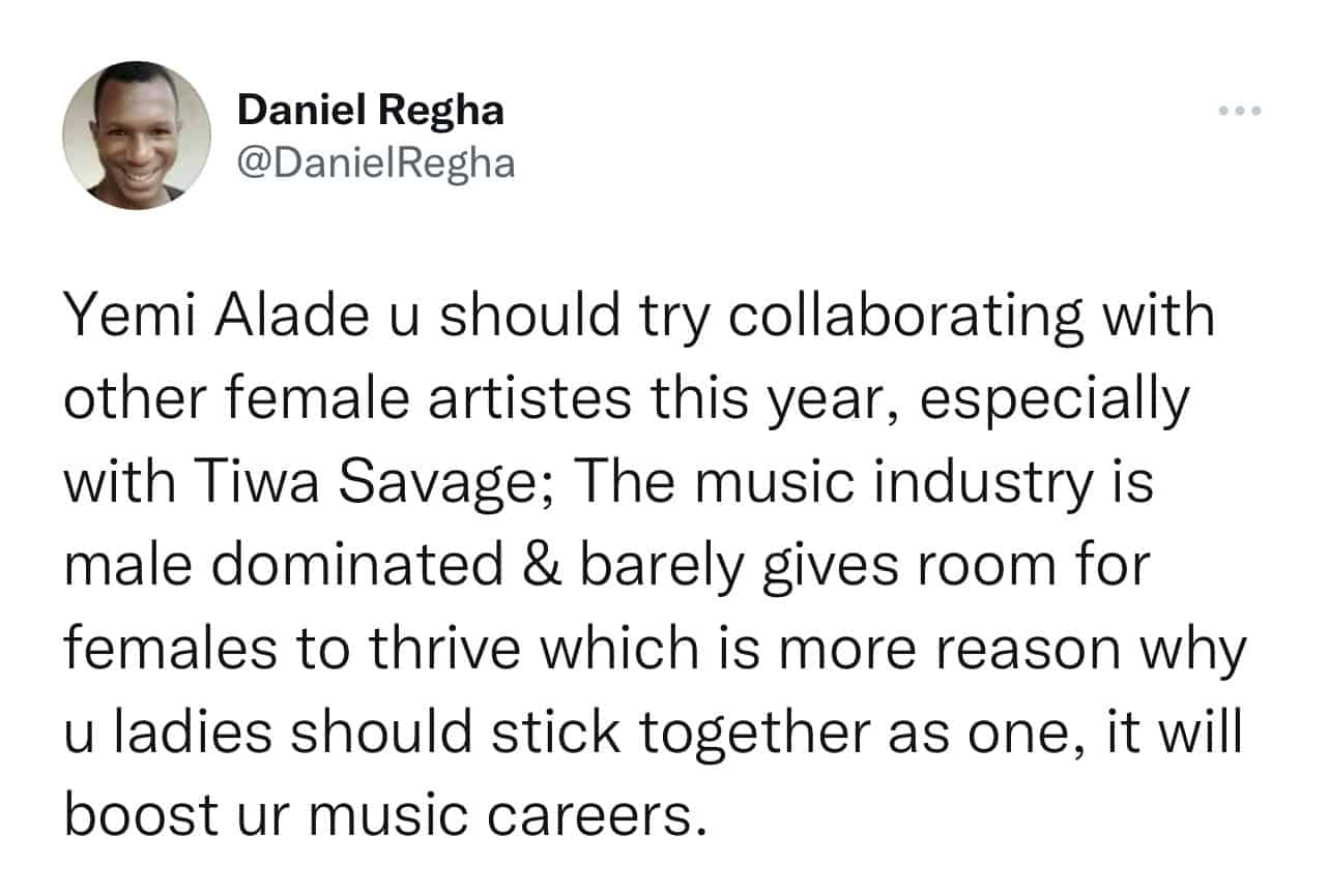 Yemi Alade Replies Davido’s Personal Adviser After He Advised Her To Collaborate With Tiwa Savage 3