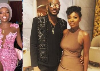 When Your Guy Is Also Your Sugar Daddy - Actress, Annie Idibia On Cloud 9 As 2Baba Showers Her With 50 Million For Valentine Flowers 7 Annie and 2baba