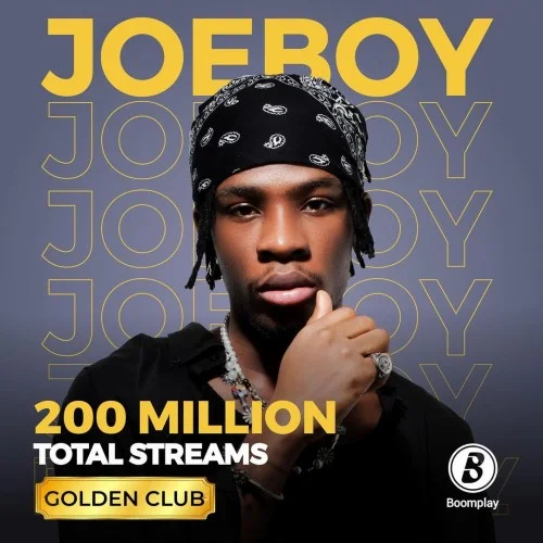 Joeboy Joins Burna Boy At The Boomplay Duo-Golden Club After Hitting ...