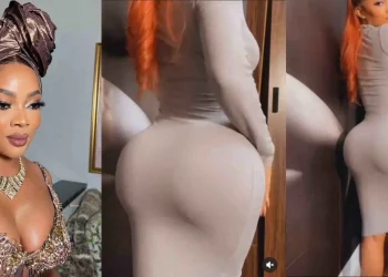 She did her surgery when the hospital was on promo – Reactions as Toke Makinwa puts her butt on display Video