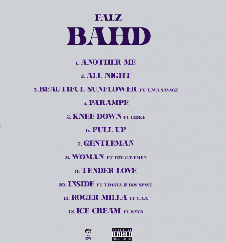 Falz Bahd Tracklist